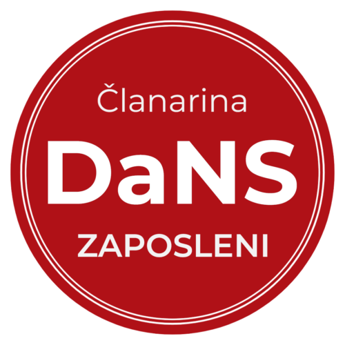 Redovna članarina • Zaposleni • DaNS