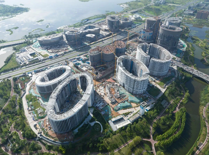 Unicorn Island Masterplan, Kina